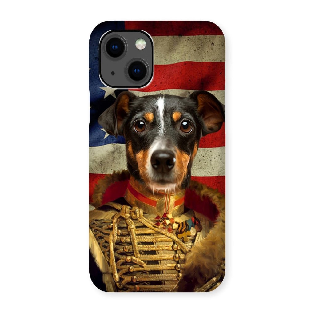 Pet Portraits | The Colonel USA Flag Edition: Custom Pet Snap Phone Case | Paw & Glory