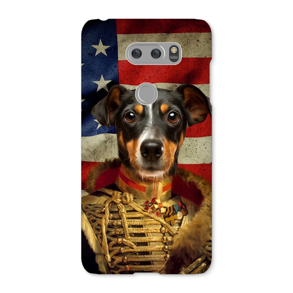 Pet Portraits | The Colonel USA Flag Edition: Custom Pet Snap Phone Case | Paw & Glory