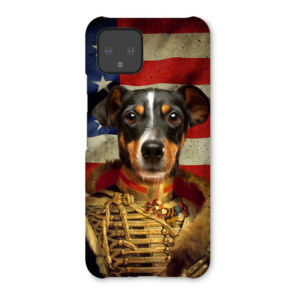 Pet Portraits | The Colonel USA Flag Edition: Custom Pet Snap Phone Case | Paw & Glory