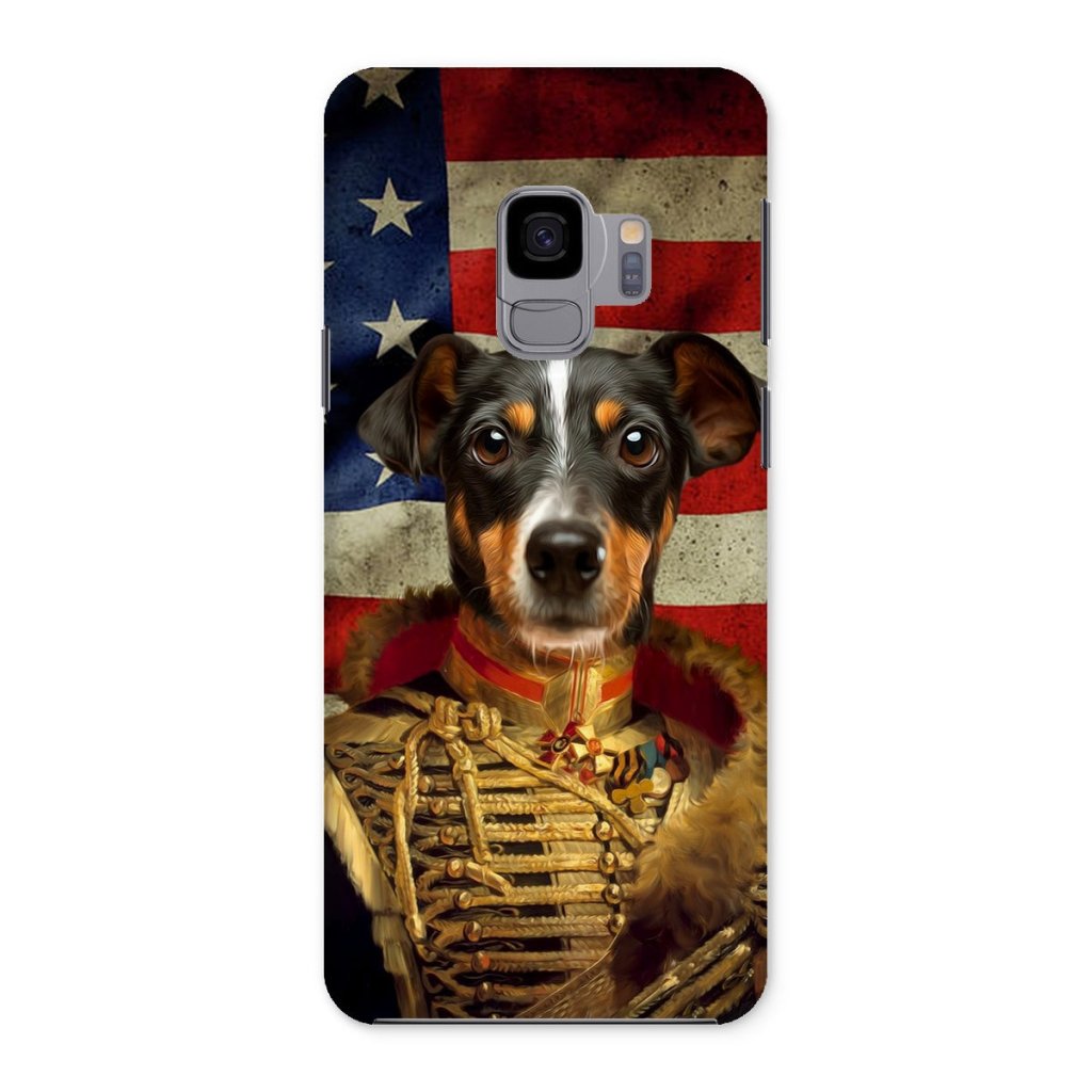 Pet Portraits | The Colonel USA Flag Edition: Custom Pet Snap Phone Case | Paw & Glory