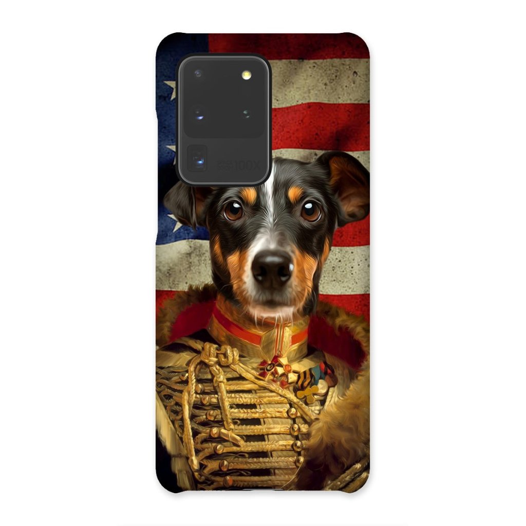 Pet Portraits | The Colonel USA Flag Edition: Custom Pet Snap Phone Case | Paw & Glory