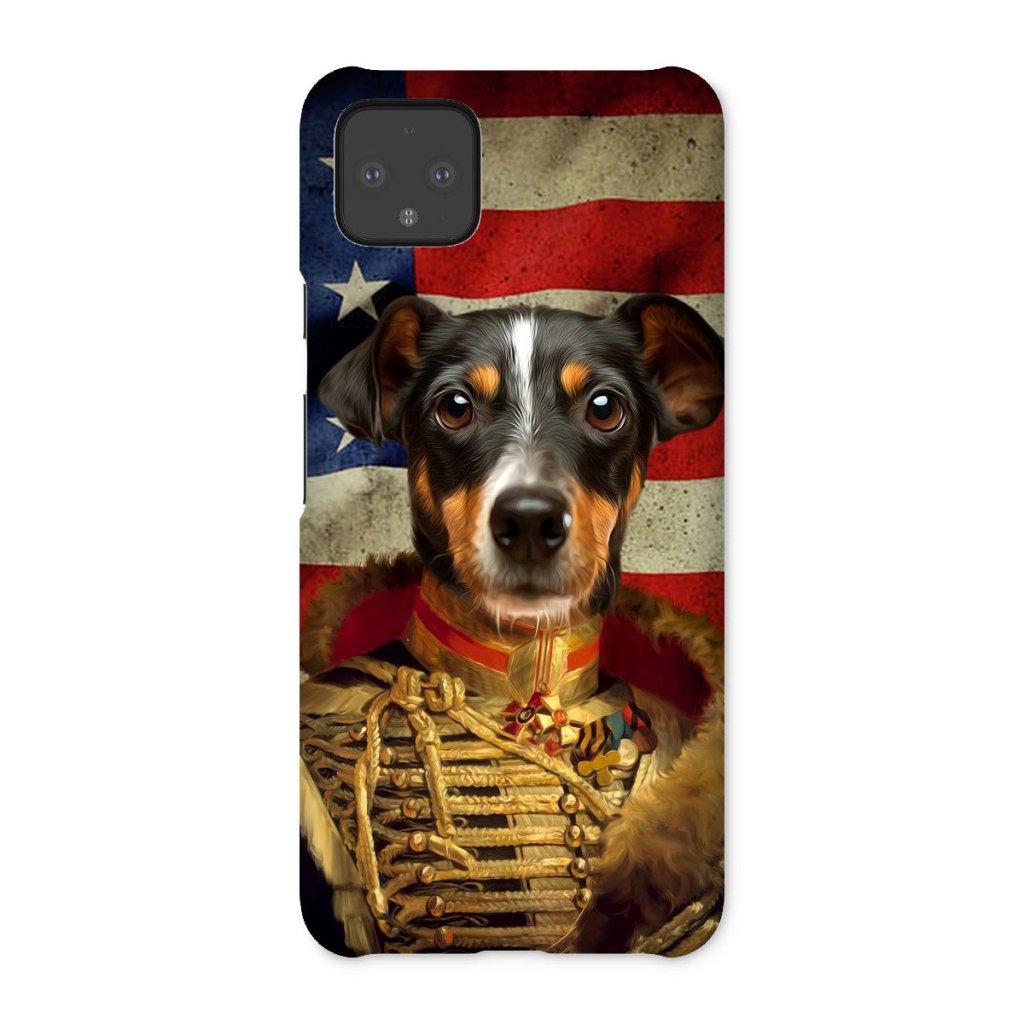 Pet Portraits | The Colonel USA Flag Edition: Custom Pet Snap Phone Case | Paw & Glory