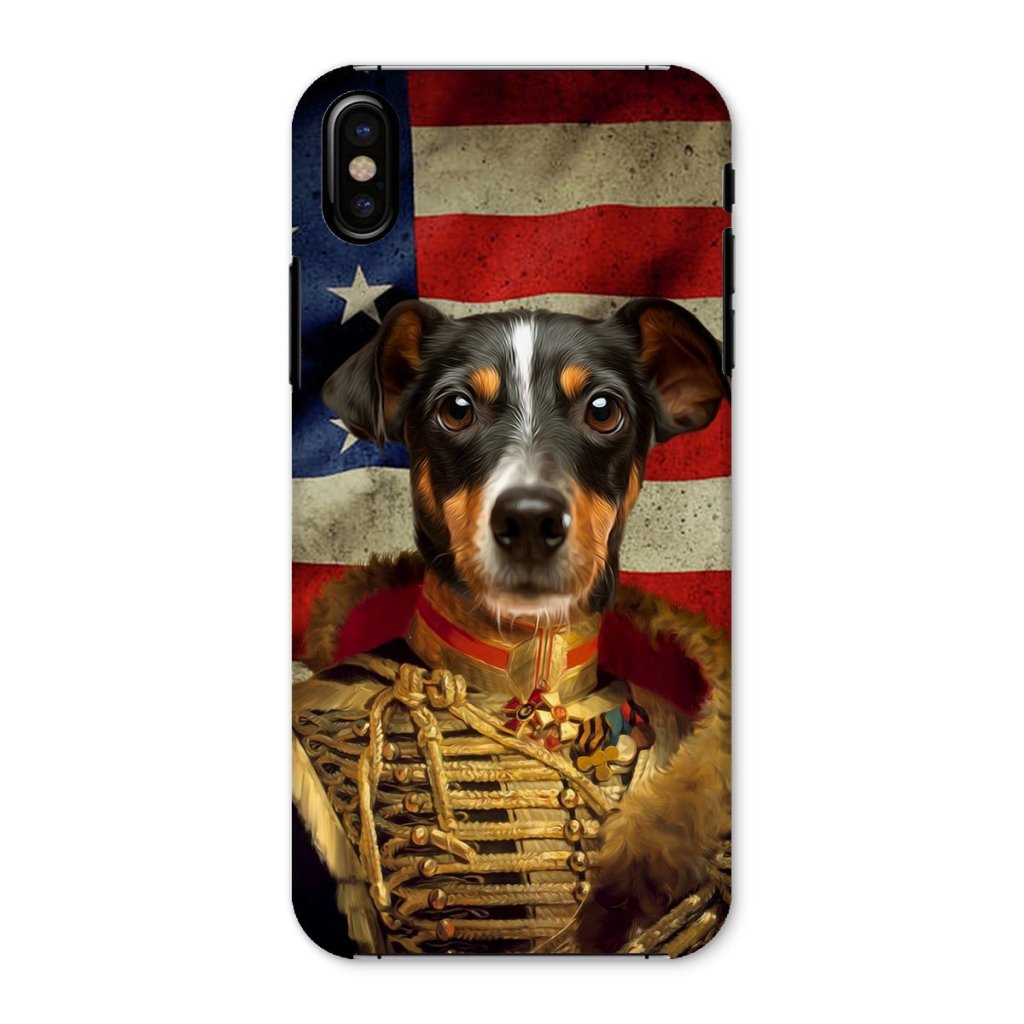 Pet Portraits | The Colonel USA Flag Edition: Custom Pet Snap Phone Case | Paw & Glory