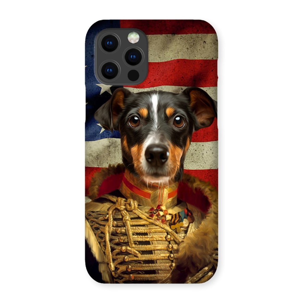 Pet Portraits | The Colonel USA Flag Edition: Custom Pet Snap Phone Case | Paw & Glory