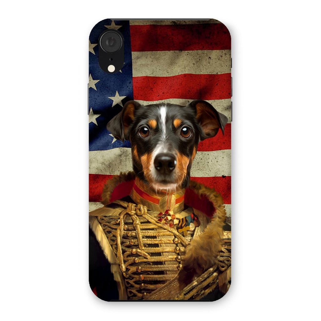 Pet Portraits | The Colonel USA Flag Edition: Custom Pet Snap Phone Case | Paw & Glory