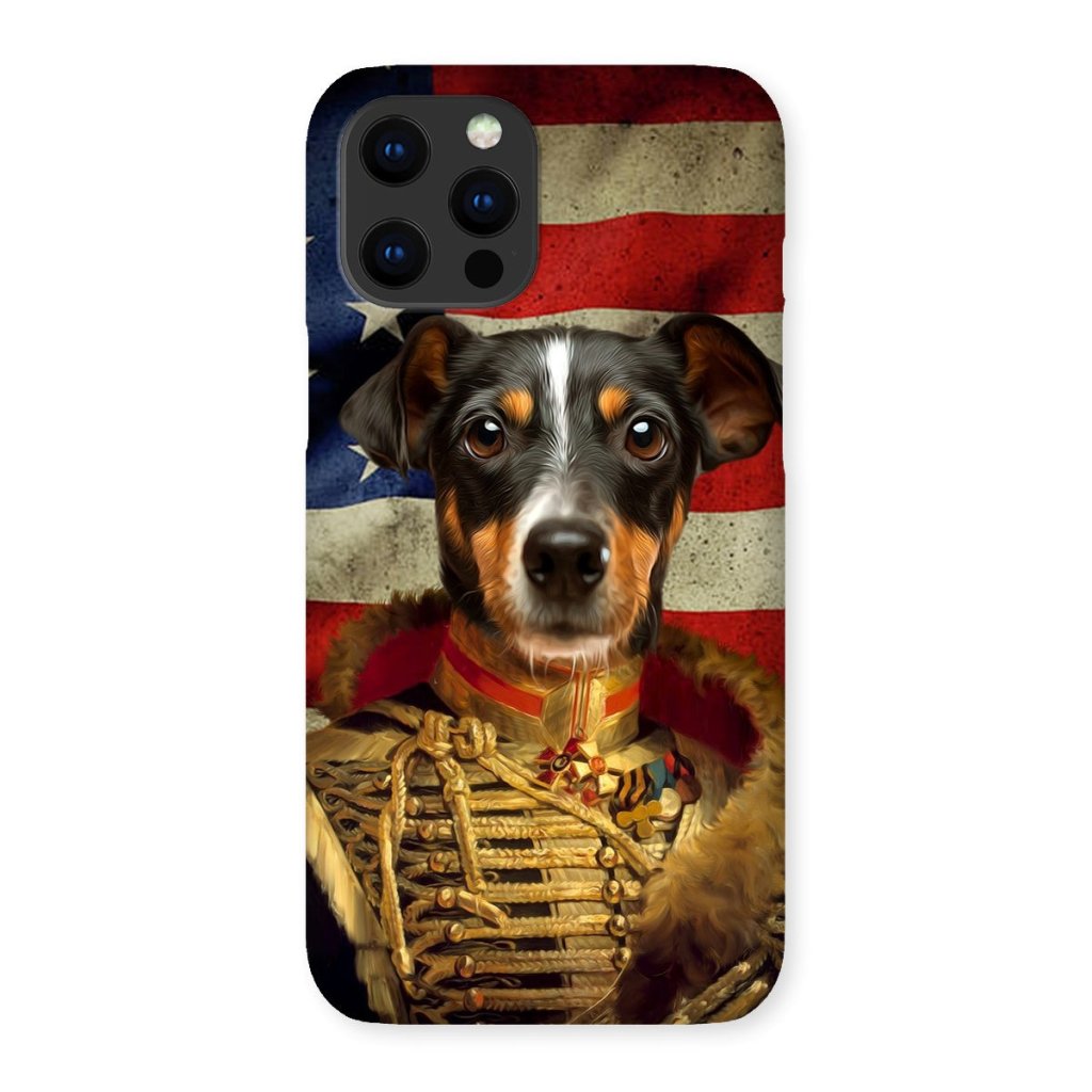 Pet Portraits | The Colonel USA Flag Edition: Custom Pet Snap Phone Case | Paw & Glory