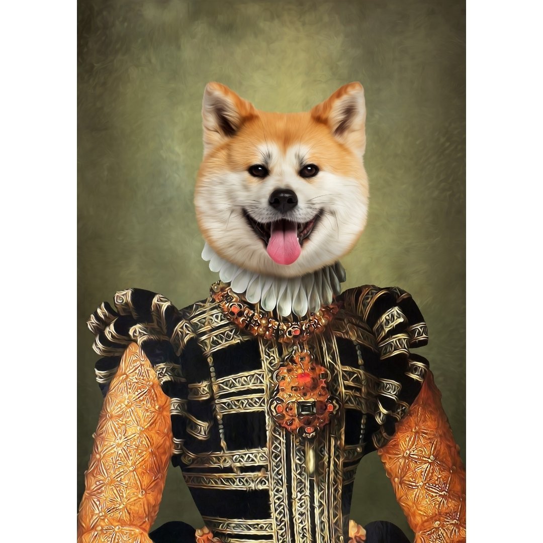 Pet Portraits | The Consort: Custom Digital Download Pet Portrait | Paw & Glory