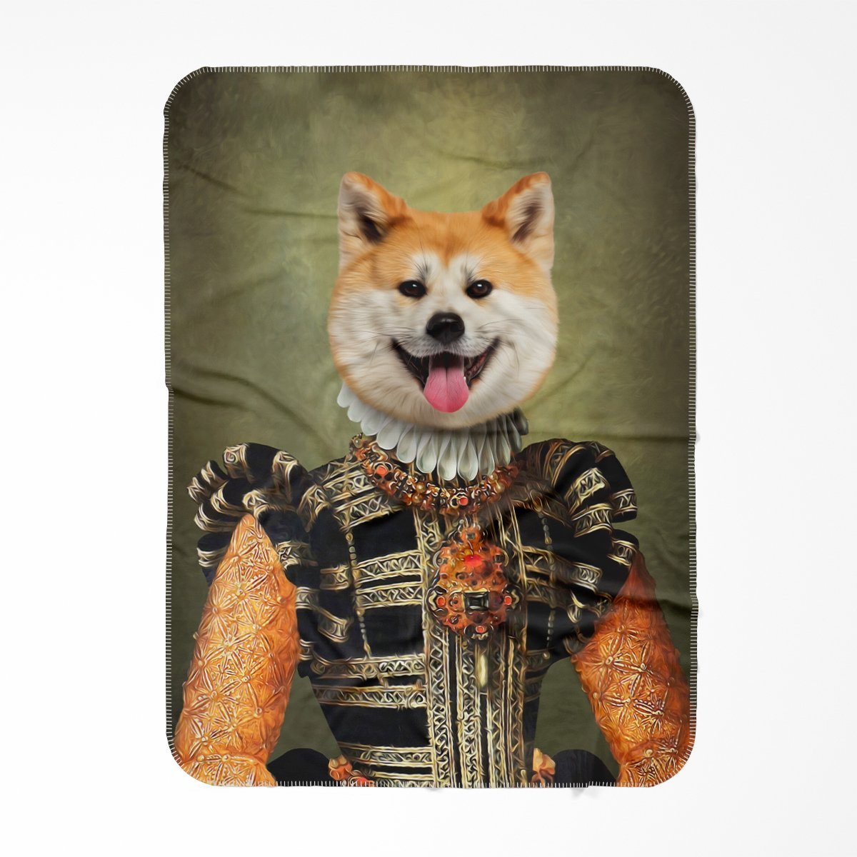 Pet Portraits | The Consort: Custom Pet Blanket | Paw & Glory