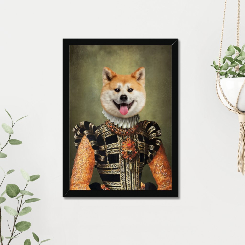 Pet Portraits | The Consort: Custom Pet Portrait | Paw & Glory