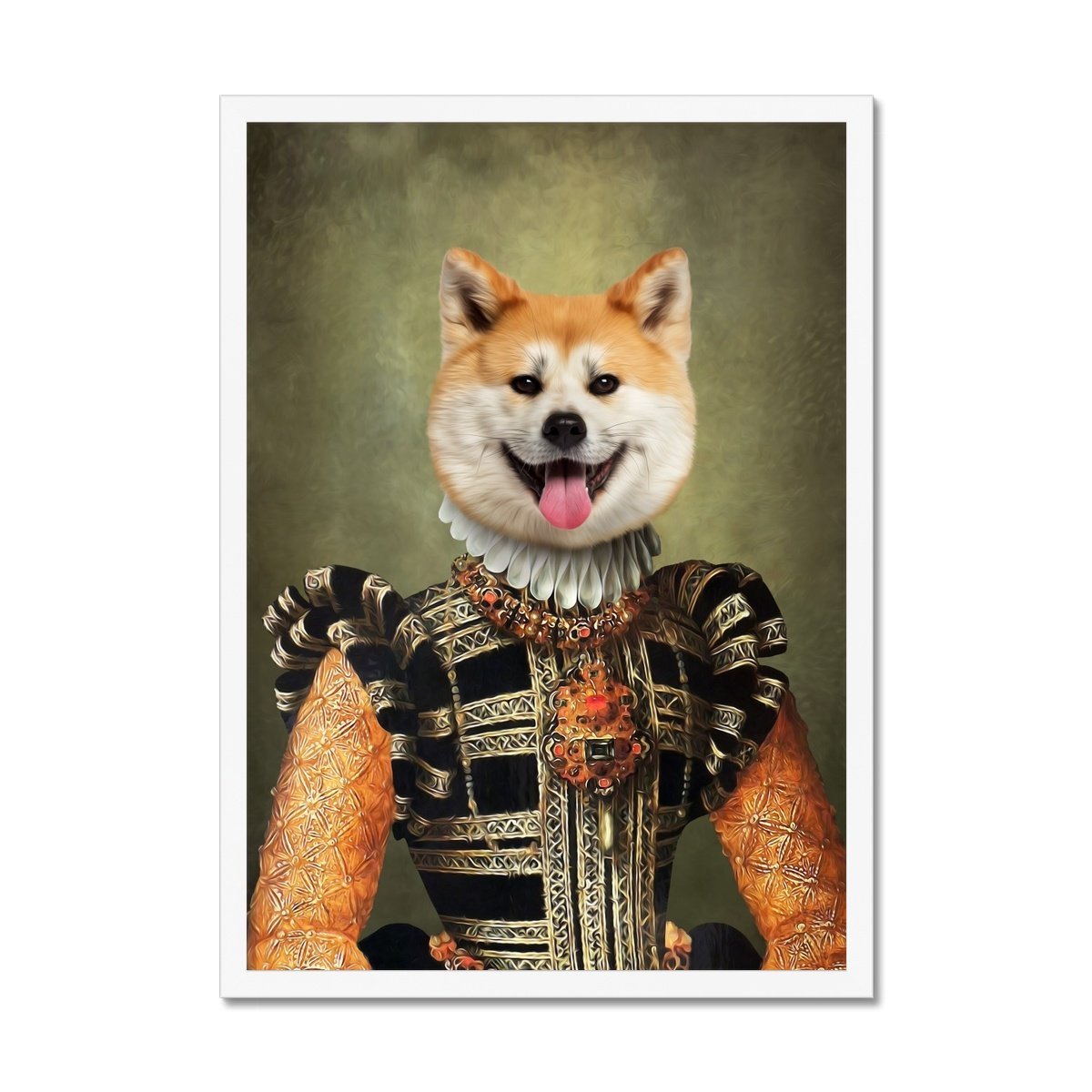 Pet Portraits | The Consort: Custom Pet Portrait | Paw & Glory