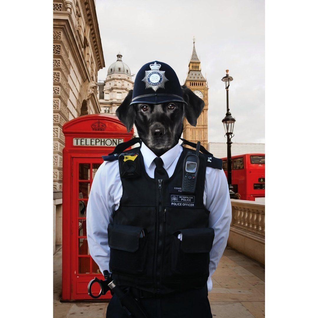 Pet Portraits | The Constable: Custom Digital Download Pet Portrait | Paw & Glory