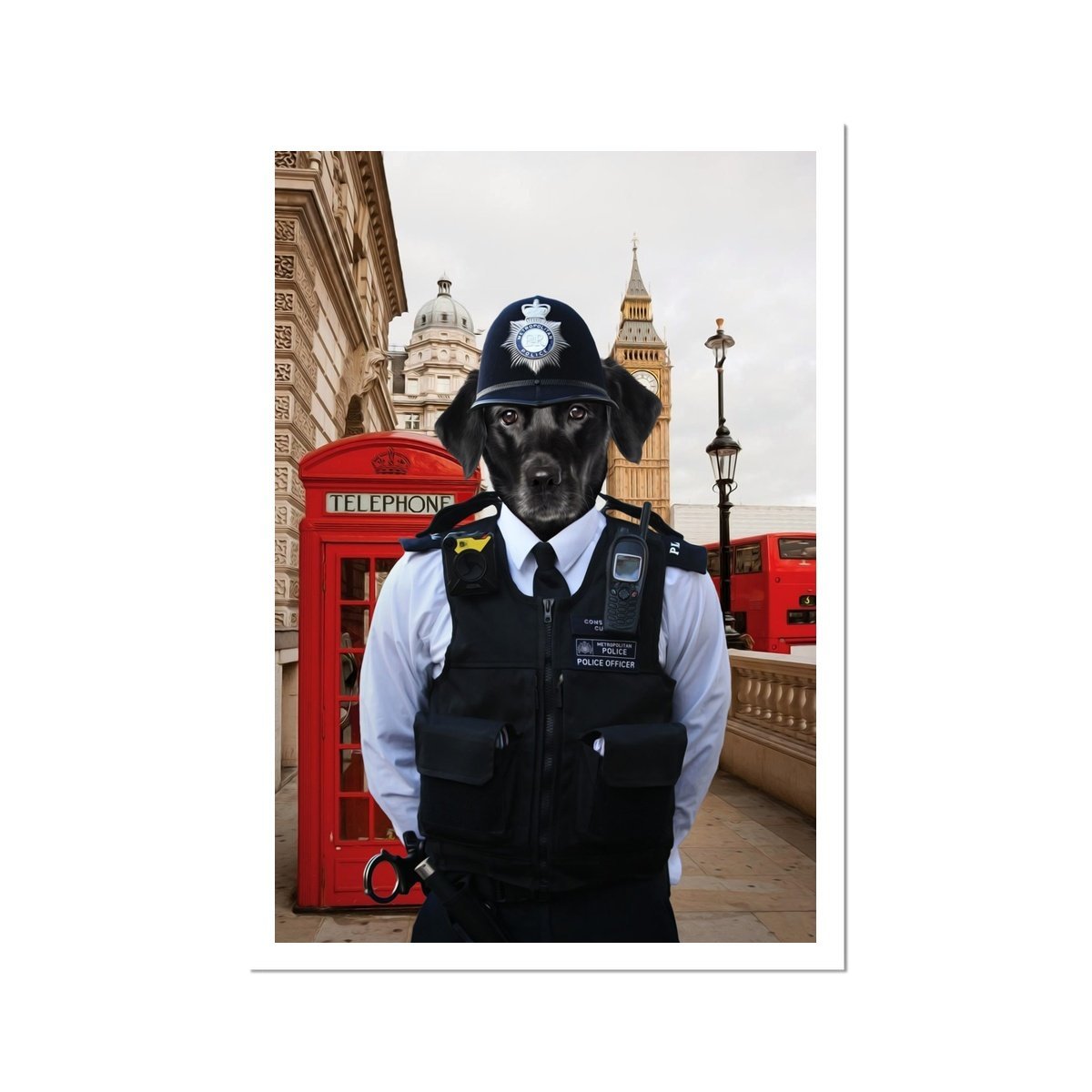 Pet Portraits | The Constable: Custom Pet Portrait | Paw & Glory