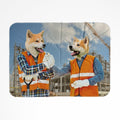The Construction Workmates: Custom Pet Blanket