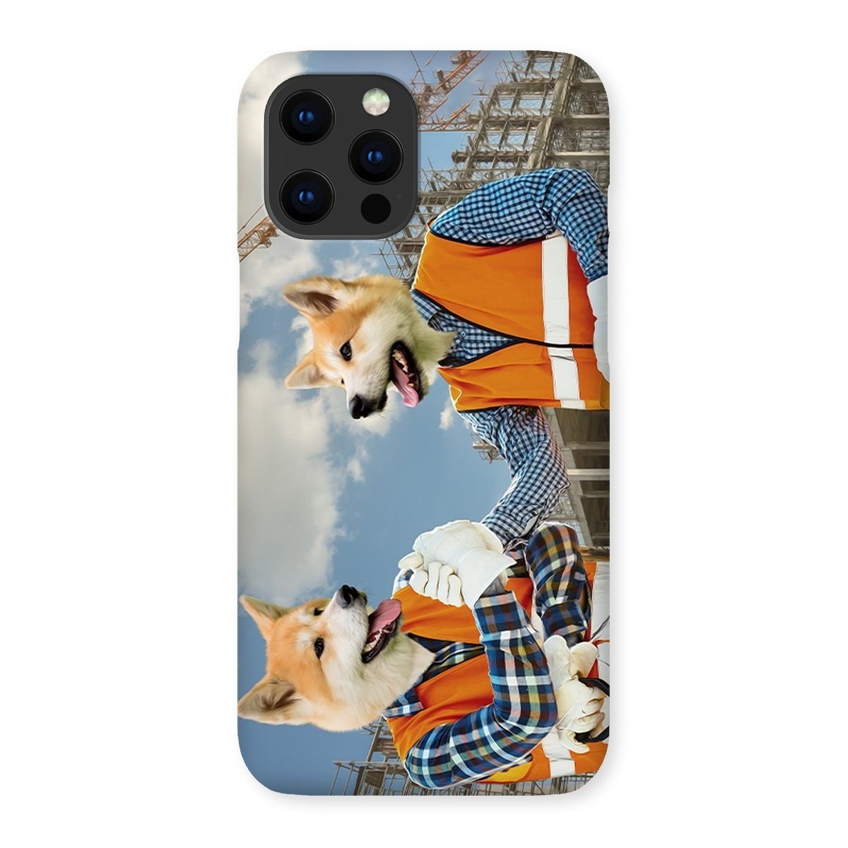 Pet Portraits | The Construction Workmates: Custom Pet Phone Case | Paw & Glory