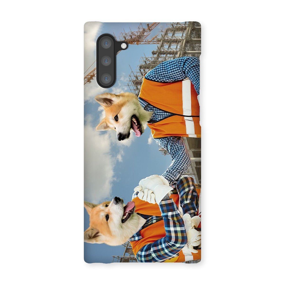Pet Portraits | The Construction Workmates: Custom Pet Phone Case | Paw & Glory
