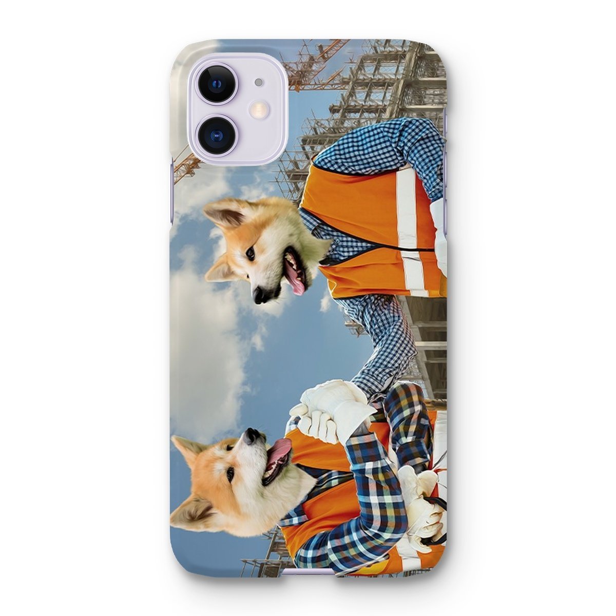 Pet Portraits | The Construction Workmates: Custom Pet Phone Case | Paw & Glory