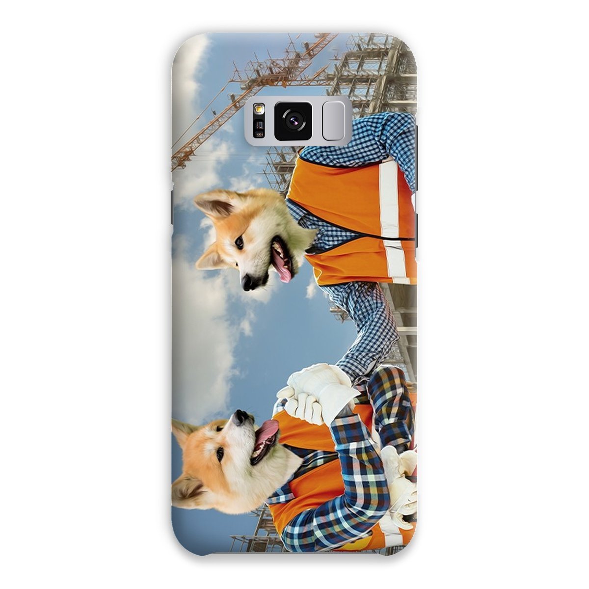 Pet Portraits | The Construction Workmates: Custom Pet Phone Case | Paw & Glory