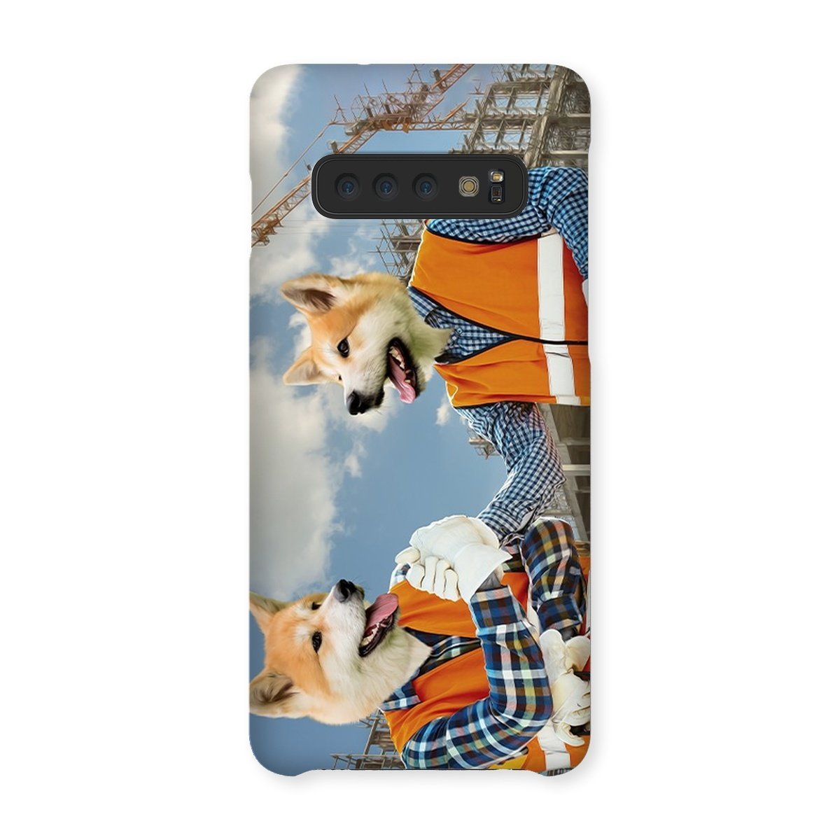 Pet Portraits | The Construction Workmates: Custom Pet Phone Case | Paw & Glory