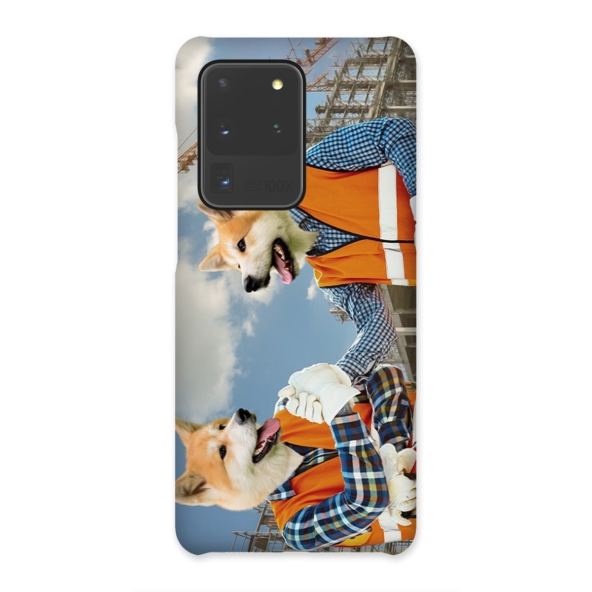 Pet Portraits | The Construction Workmates: Custom Pet Phone Case | Paw & Glory