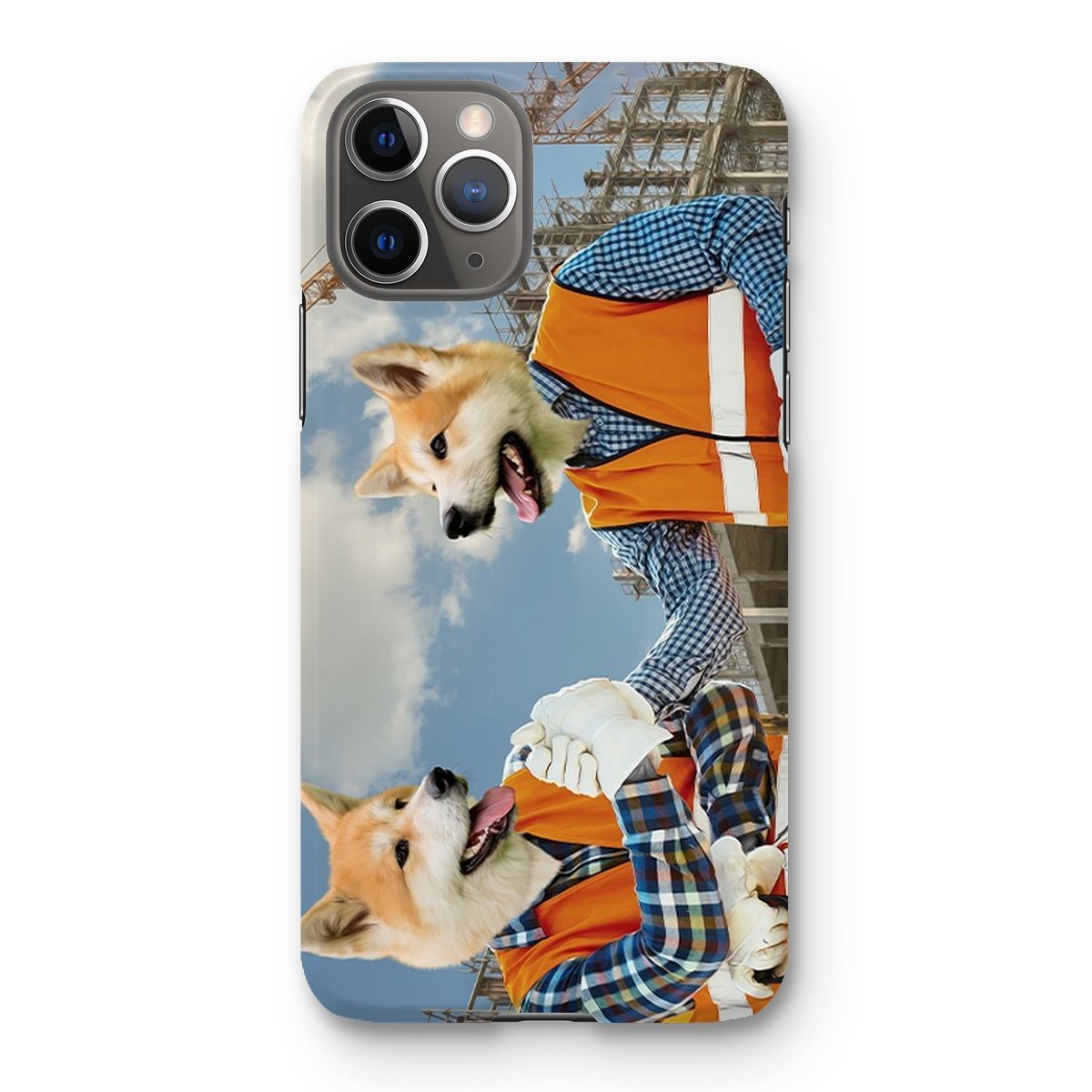 Pet Portraits | The Construction Workmates: Custom Pet Phone Case | Paw & Glory