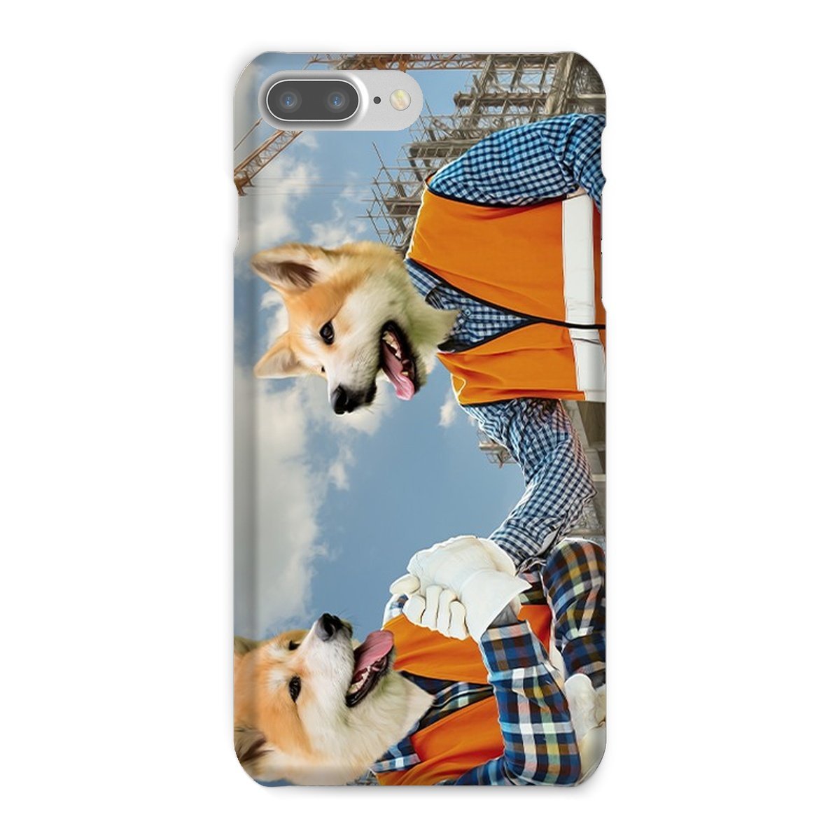 Pet Portraits | The Construction Workmates: Custom Pet Phone Case | Paw & Glory