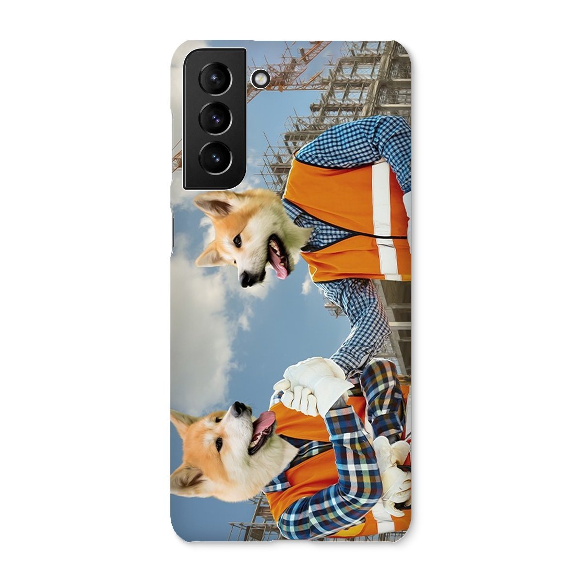 Pet Portraits | The Construction Workmates: Custom Pet Phone Case | Paw & Glory