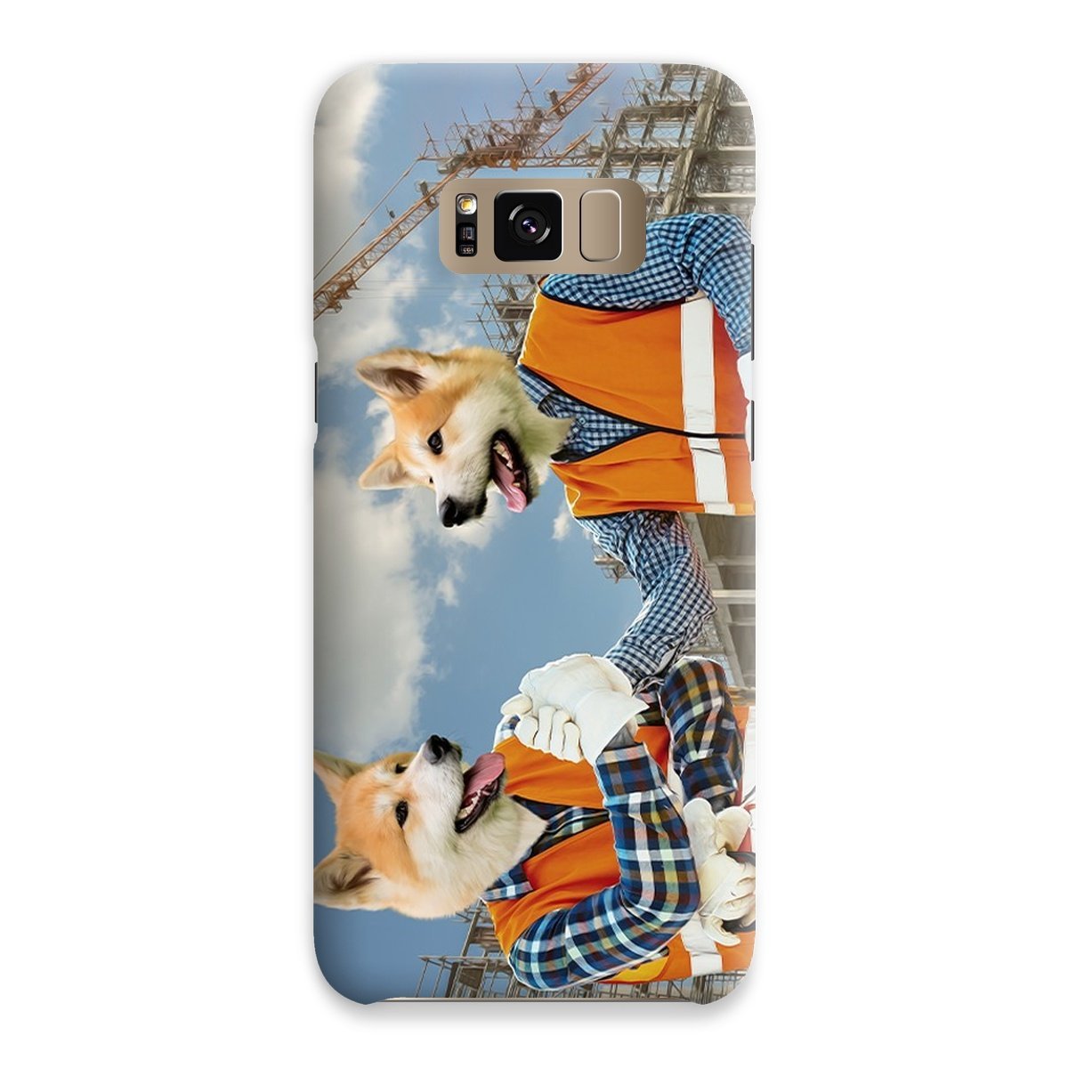 Pet Portraits | The Construction Workmates: Custom Pet Phone Case | Paw & Glory