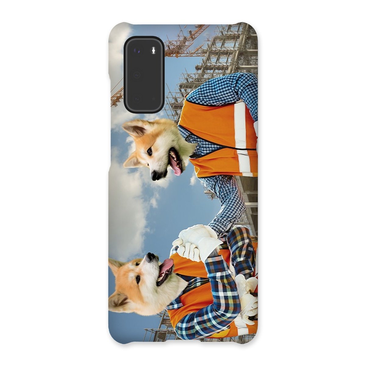 Pet Portraits | The Construction Workmates: Custom Pet Phone Case | Paw & Glory
