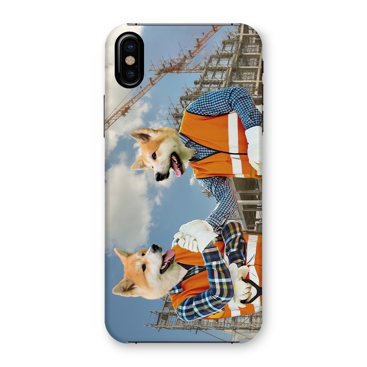 Pet Portraits | The Construction Workmates: Custom Pet Phone Case | Paw & Glory