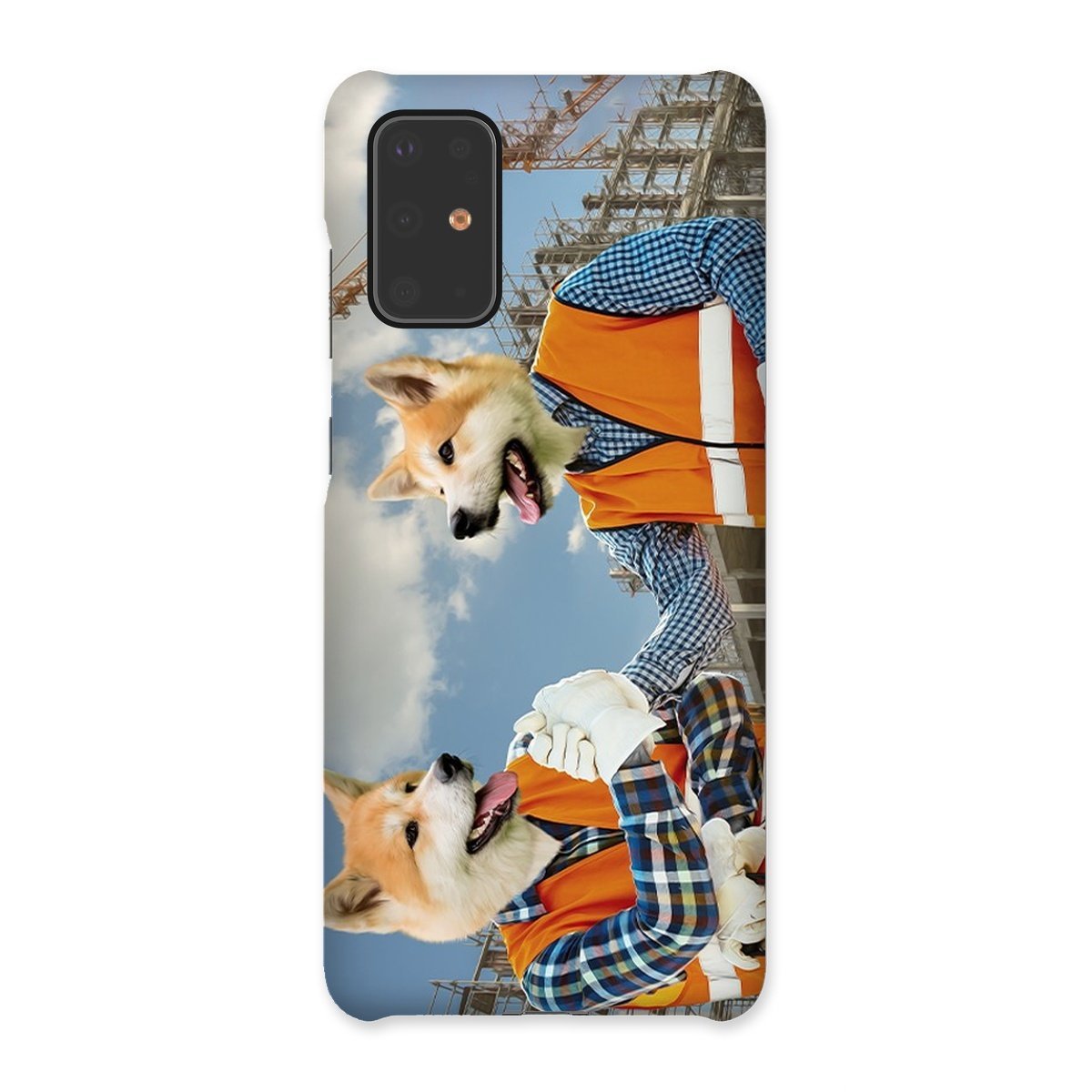 Pet Portraits | The Construction Workmates: Custom Pet Phone Case | Paw & Glory