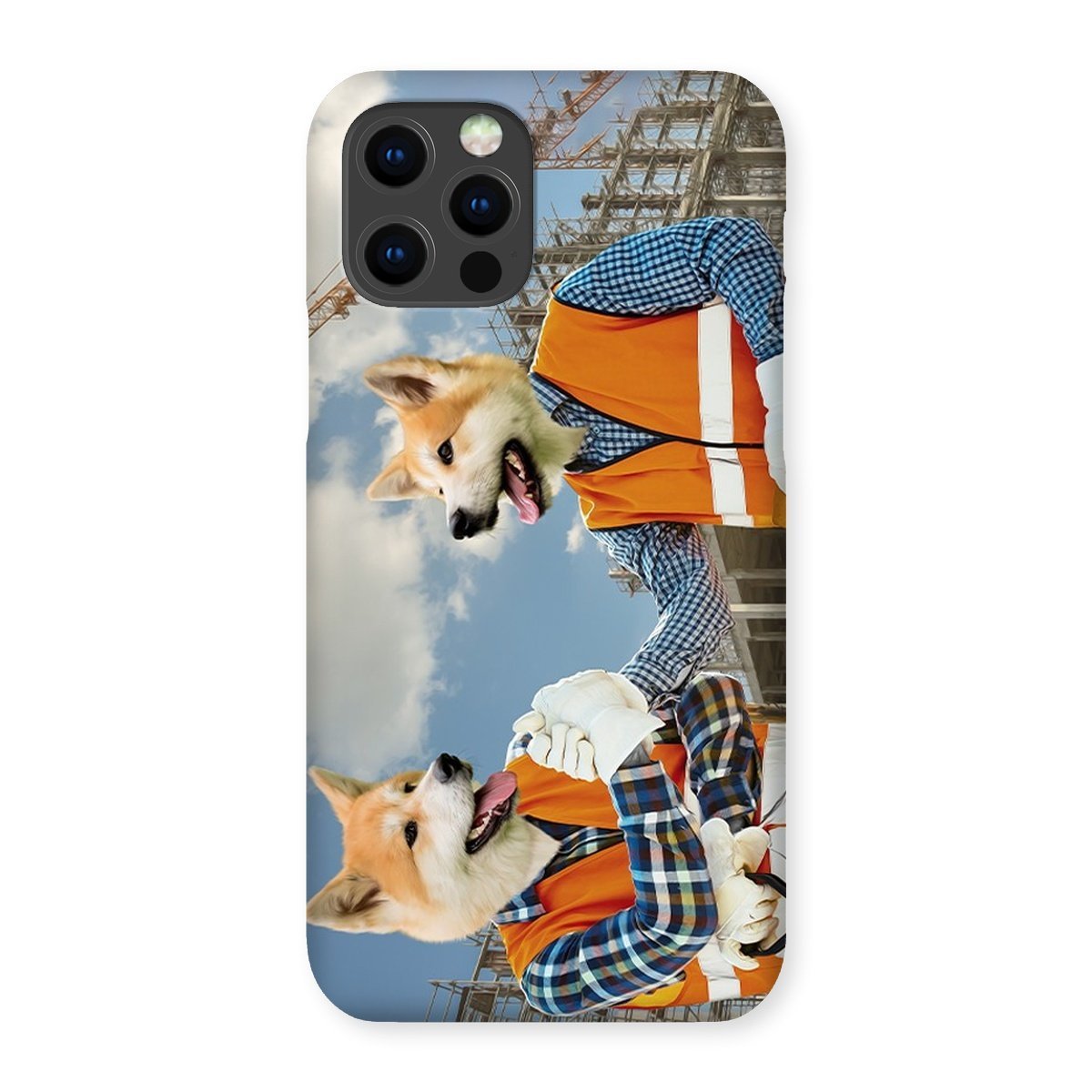 Pet Portraits | The Construction Workmates: Custom Pet Phone Case | Paw & Glory