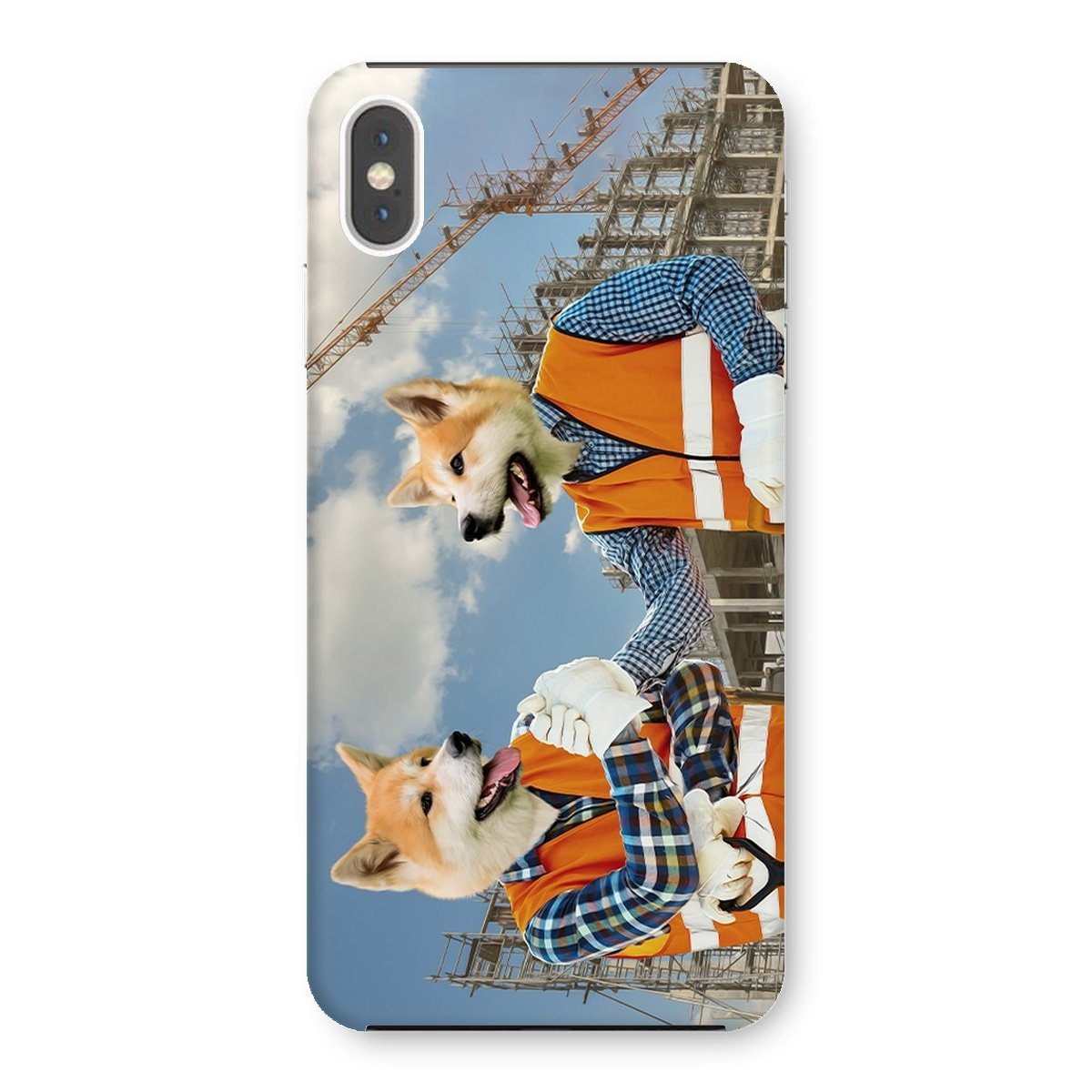 Pet Portraits | The Construction Workmates: Custom Pet Phone Case | Paw & Glory