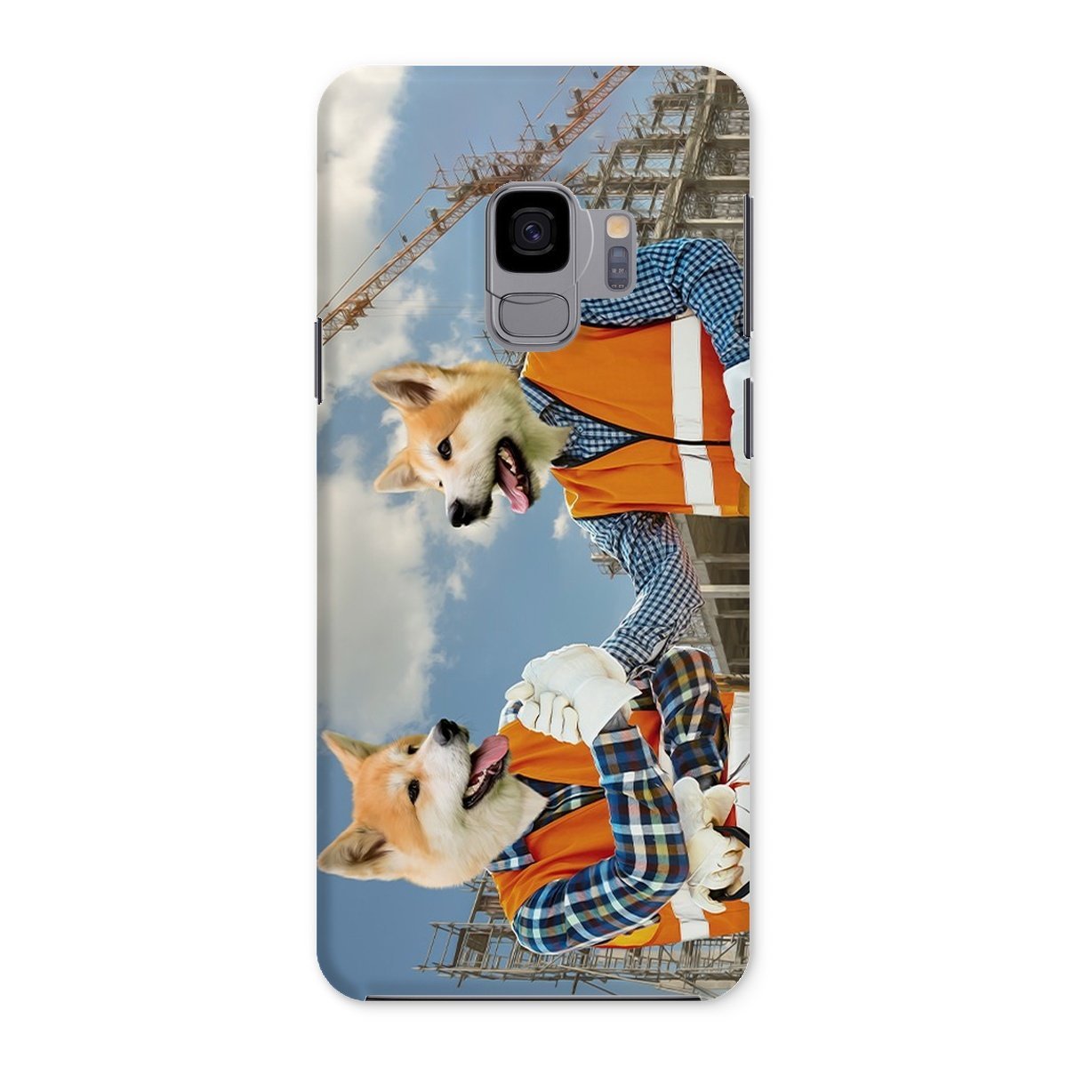 Pet Portraits | The Construction Workmates: Custom Pet Phone Case | Paw & Glory