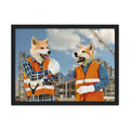 The Construction Workmates: Custom Pet Portrait