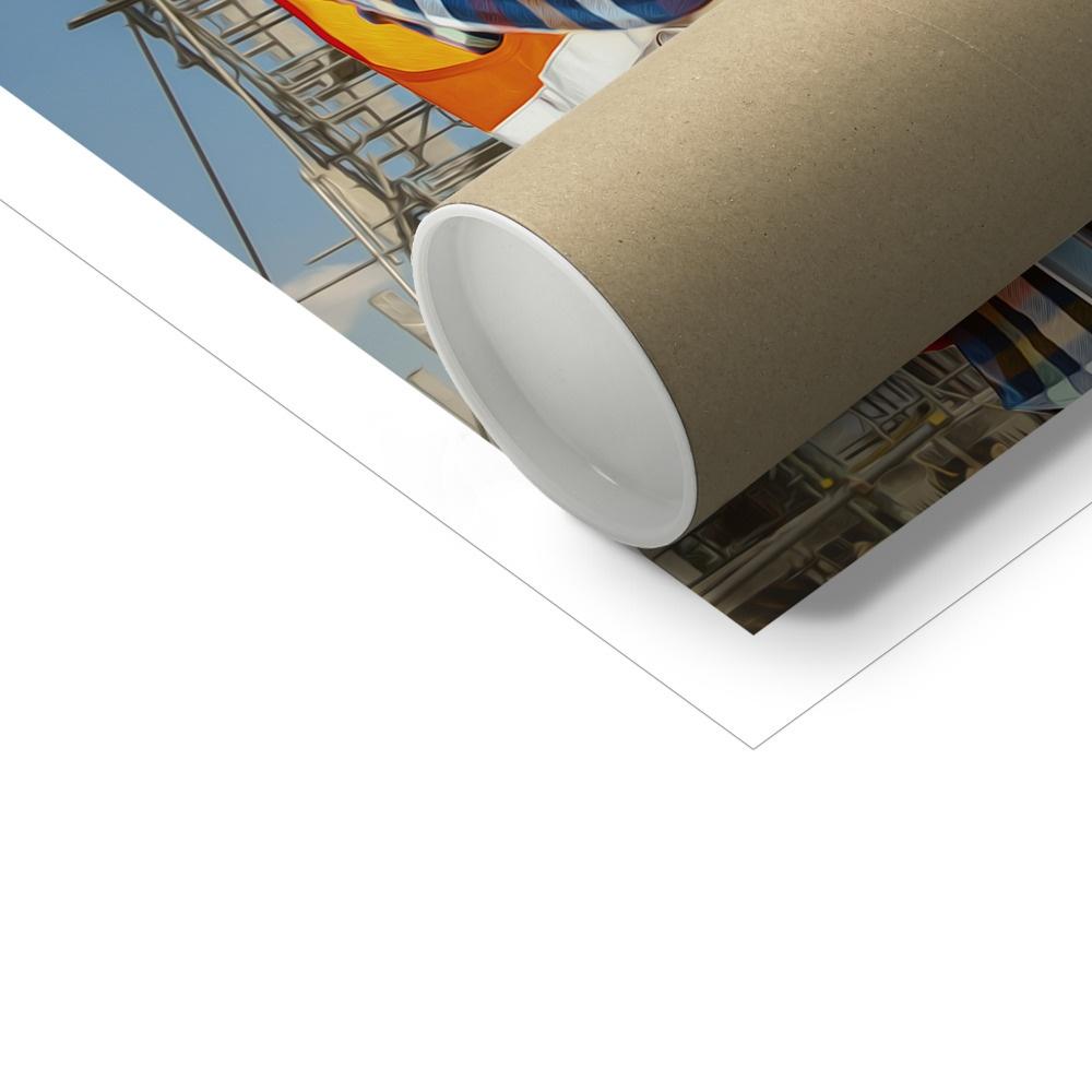 Pet Portraits | The Construction Workmates: Custom Pet Poster | Paw & Glory