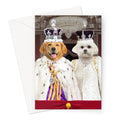 The Coronation Couple: Custom Pet Greeting Card
