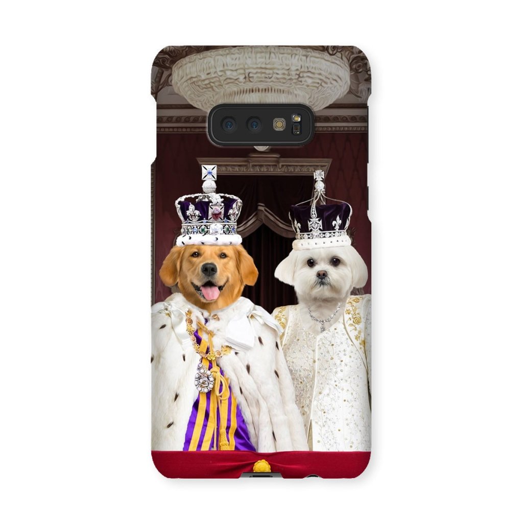 Pet Portraits | The Coronation Couple: Custom Pet Phone Case | Paw & Glory