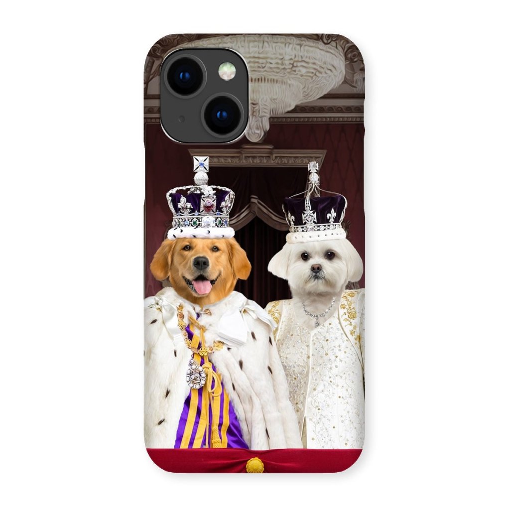 Pet Portraits | The Coronation Couple: Custom Pet Phone Case | Paw & Glory