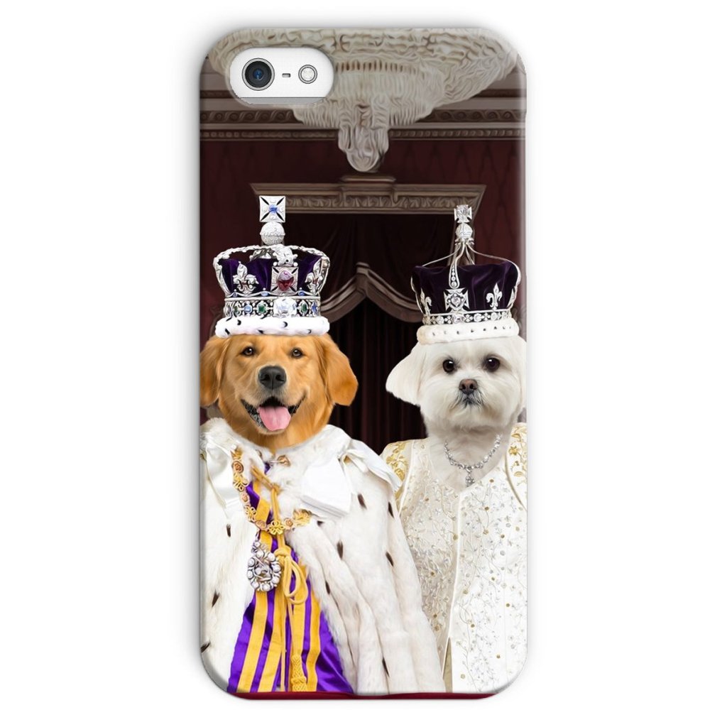Pet Portraits | The Coronation Couple: Custom Pet Phone Case | Paw & Glory