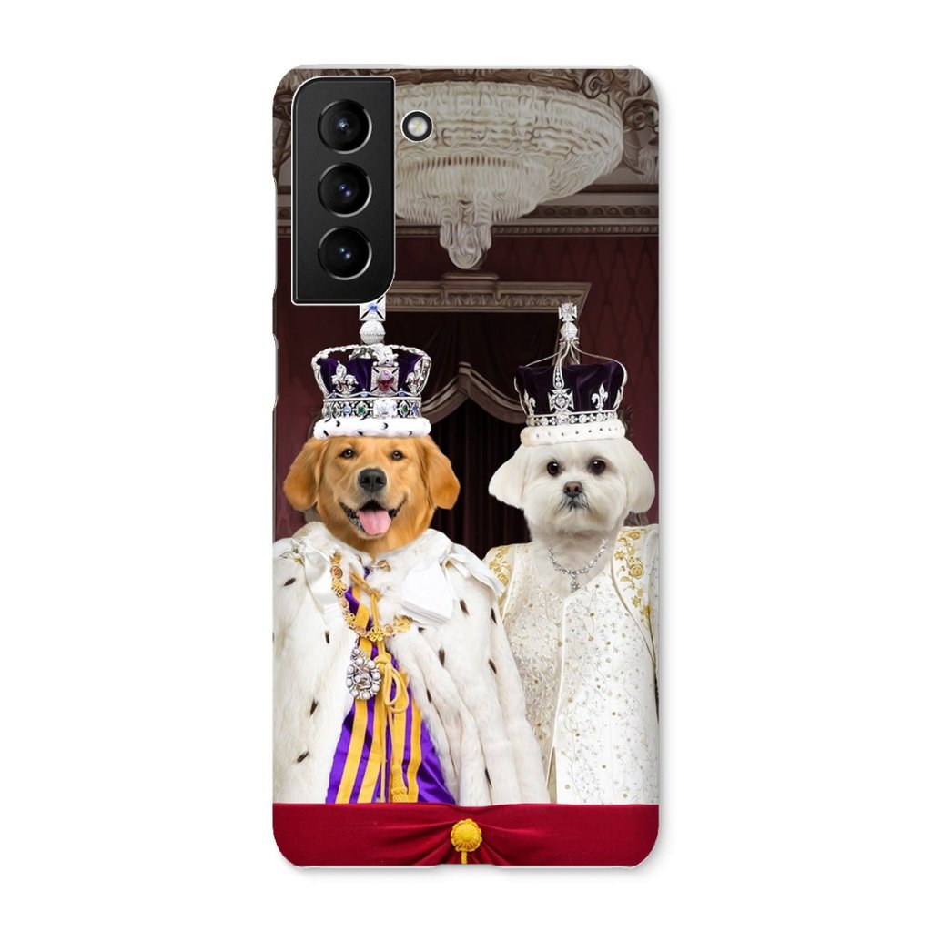 Pet Portraits | The Coronation Couple: Custom Pet Phone Case | Paw & Glory