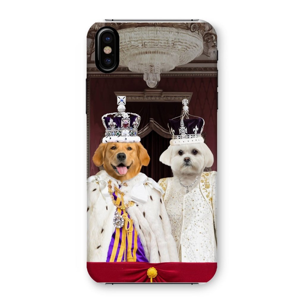 Pet Portraits | The Coronation Couple: Custom Pet Phone Case | Paw & Glory