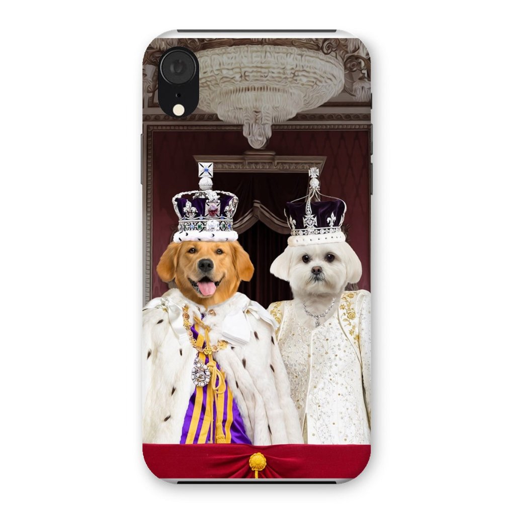Pet Portraits | The Coronation Couple: Custom Pet Phone Case | Paw & Glory