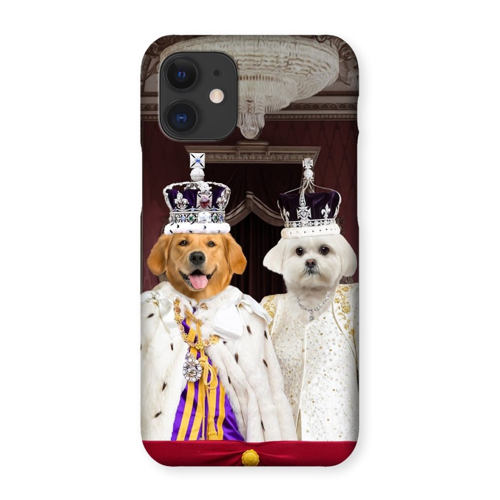 Pet Portraits | The Coronation Couple: Custom Pet Phone Case | Paw & Glory