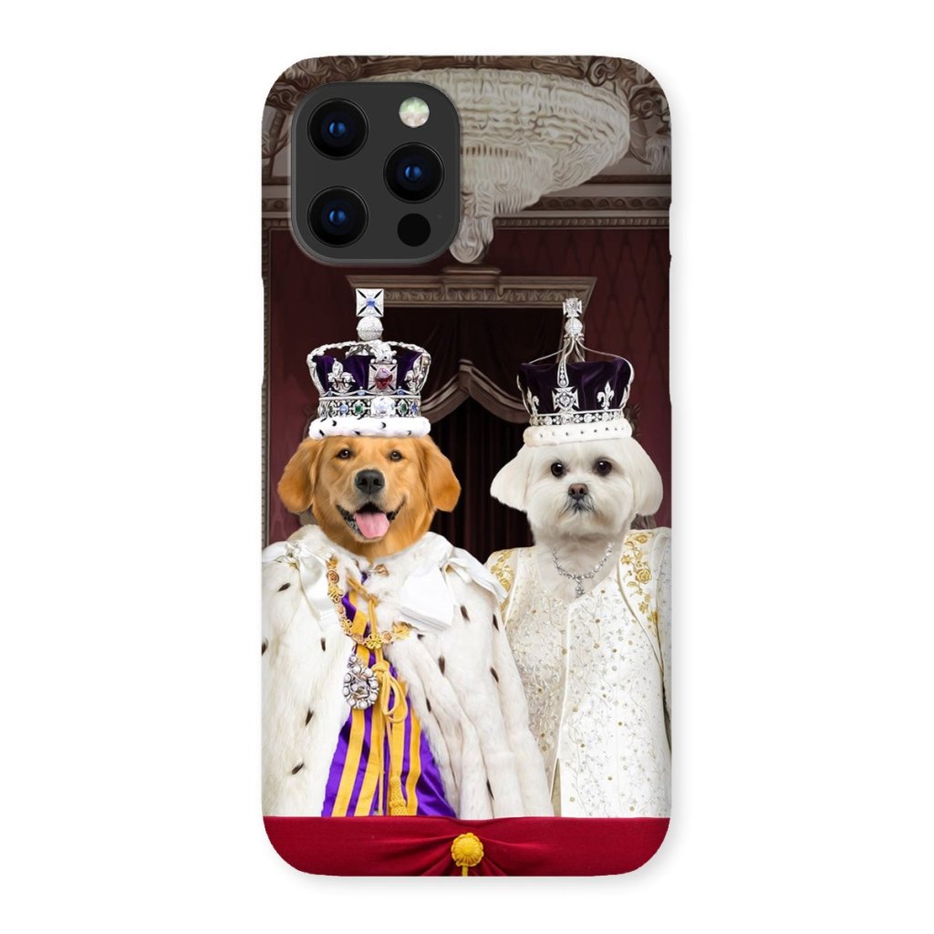 Pet Portraits | The Coronation Couple: Custom Pet Phone Case | Paw & Glory