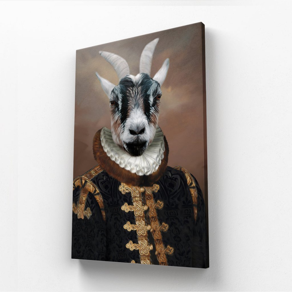 Pet Portraits | The Count: Animal Art Canvas | Paw & Glory
