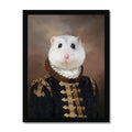 The Count: Animal Art Framed Portrait