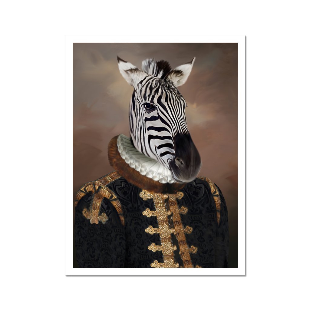 Pet Portraits | The Count: Animal Art Poster | Paw & Glory