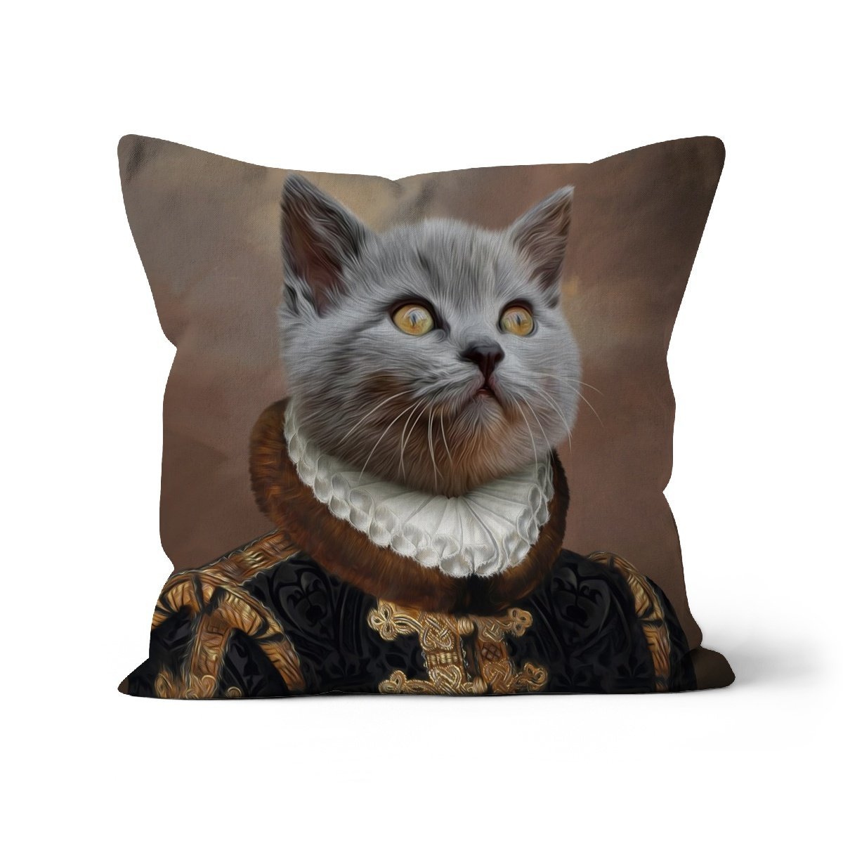 The Count: Custom Pet Pillow - Paw & Glory - Dog Portraits - Pet Portraits