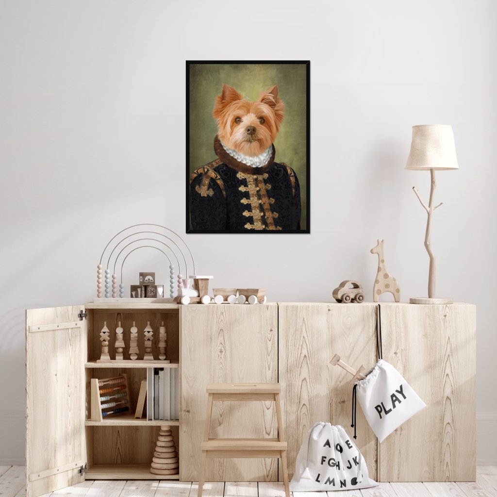 The Count: Custom Pet Portrait | custom pet portrait | Paw & Glory