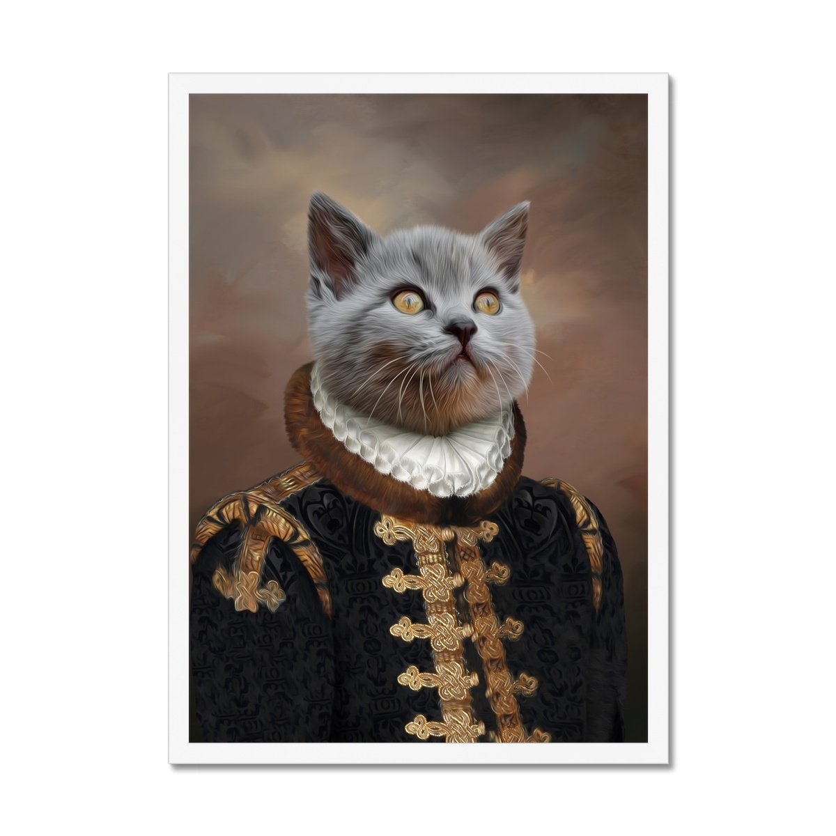 The Count: Custom Pet Portrait | custom pet portrait | Paw & Glory